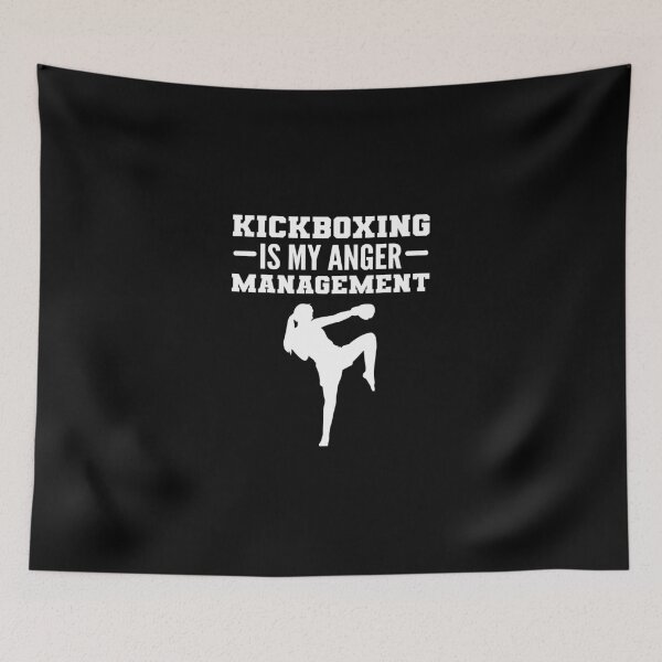 Item preview, Kickboxing Is My Anger Management  designed and sold by iccouturier.