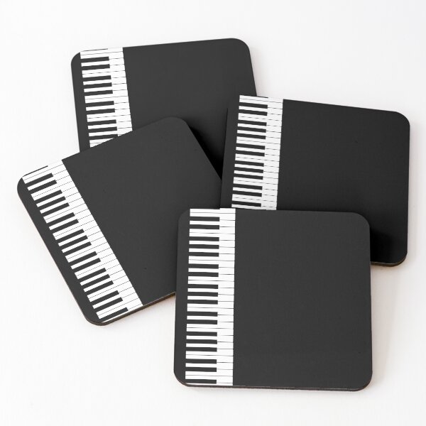 Item preview, Black and white Piano Keys designed and sold by OutLoudDesigns.