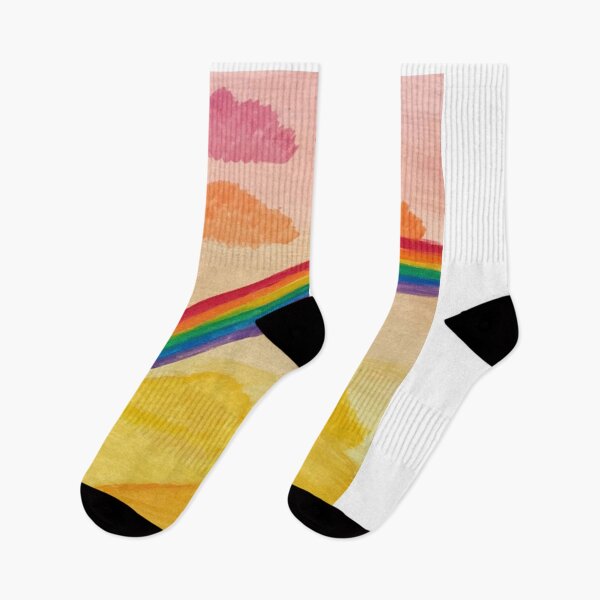 Item preview, Watercolor Rainbow Sunset  designed and sold by JewltheGhoul.