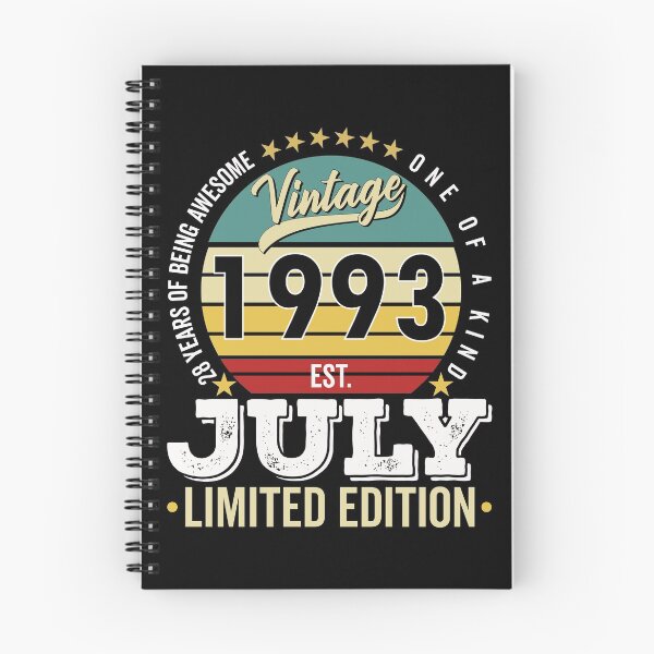 Item preview, 28 Years Of Being Awesome - One Of A Kind Limited Edition - 1993 Vintage 28s Retro, Classic, Cool, July Birthday.  designed and sold by ALITOPRINCE.