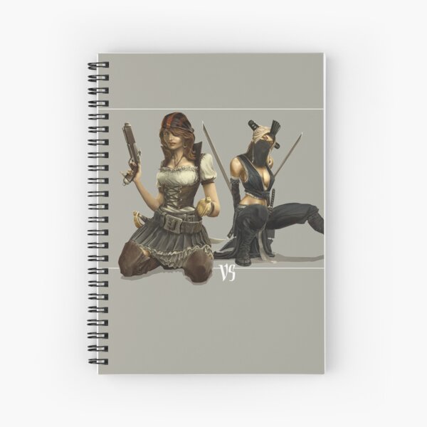 Pirates VS Ninja Spiral Notebook