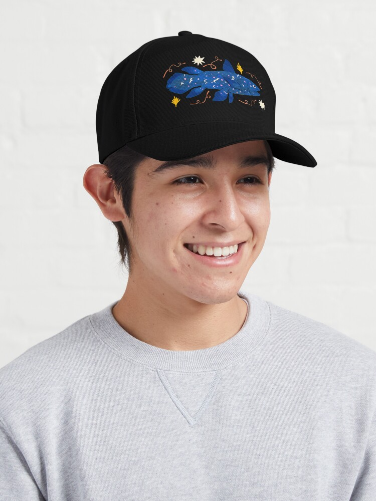 Alternate view of Starry Coelacanth Cap
