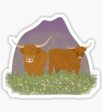 Highland Cows Sticker