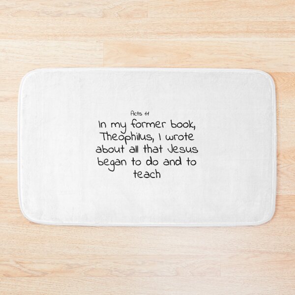 Item preview, Bible verse: Acts 1:1 designed and sold by john-3-16.