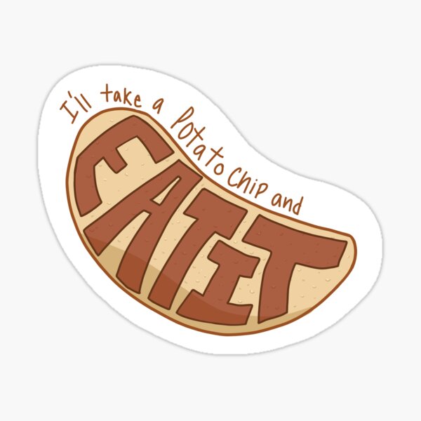 Potato Chip Stickers | Redbubble