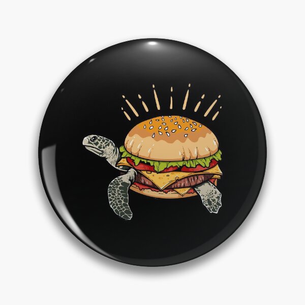 Item preview, turtles + burger  designed and sold by WinesickleS.