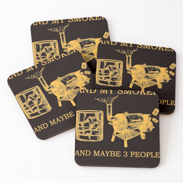 Item preview, I Like Bourbon And My Smoker And Maybe 3 People designed and sold by tranminhthuan19.