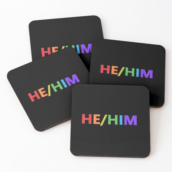 Item preview, He/Him Pronouns designed and sold by Spectrum Perspectives.