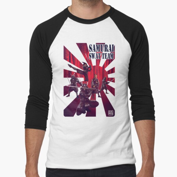 Samurai SWAT Team Baseball ¾ Sleeve T-Shirt