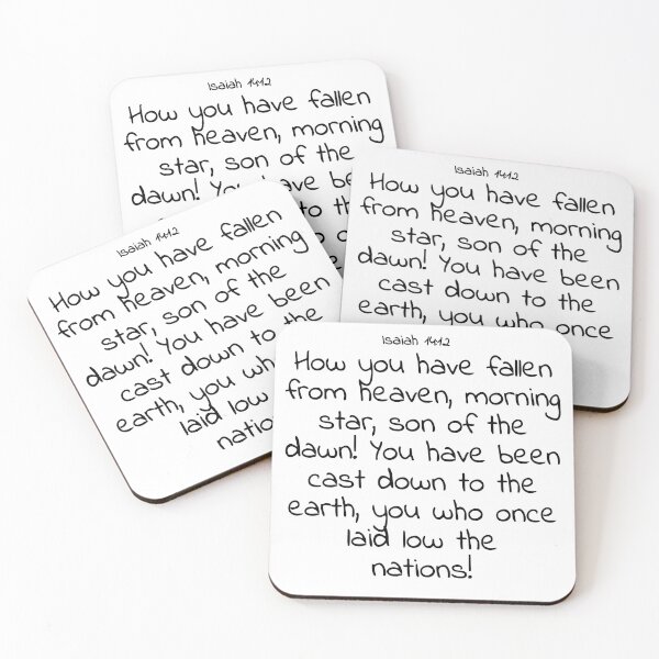 Item preview, Bible verse: Isaiah 14:12 designed and sold by john-3-16.
