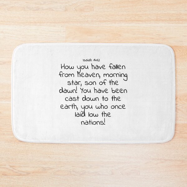 Item preview, Bible verse: Isaiah 14:12 designed and sold by john-3-16.