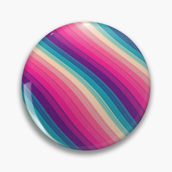Item preview, Abstract Color Burn Pattern - Geometric Lines / Optical Illusion in Rainbow Acid Colors designed and sold by badbugs.