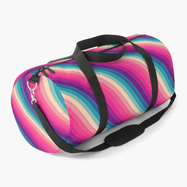 Item preview, Abstract Color Burn Pattern - Geometric Lines / Optical Illusion in Rainbow Acid Colors designed and sold by badbugs.