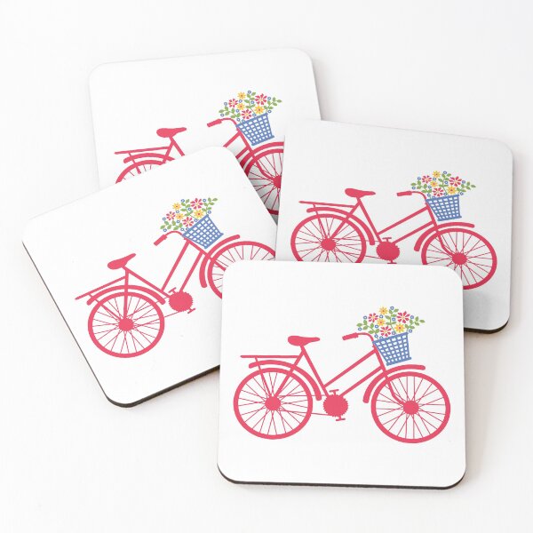 Item preview, Bicycle with Flower Basket designed and sold by JoniandCo.