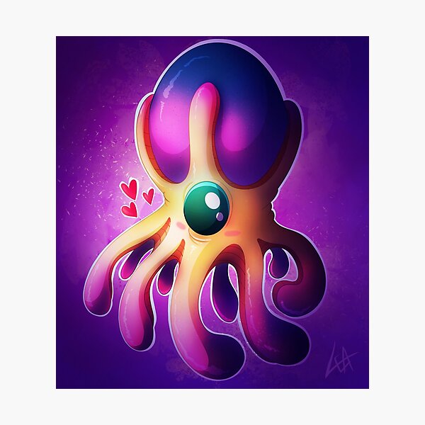 Cute Squid Photographic Prints Redbubble Cute Squid Photographic Prints Redbubble