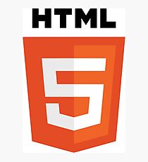 HTML5 Photographic Print