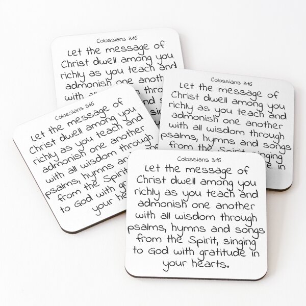 Item preview, Bible verse: Colossians 3:16 designed and sold by john-3-16.