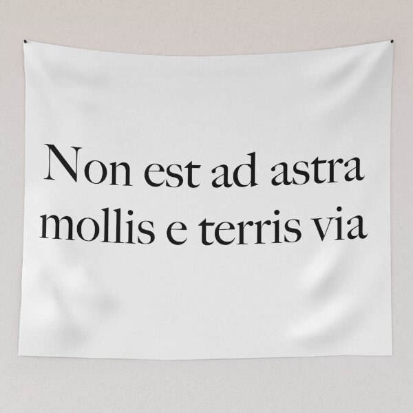 Item preview, Non est ad astra mollis e terris via designed and sold by RossDillon.