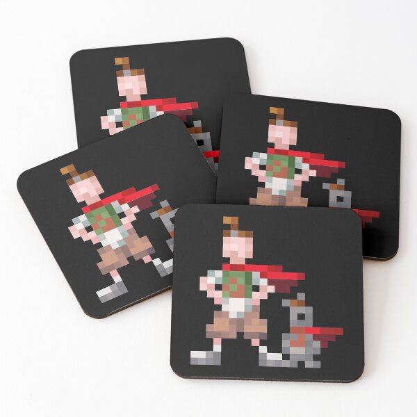 Item preview, Quailman & Quaildog low-res pixelart  designed and sold by marlineseu.