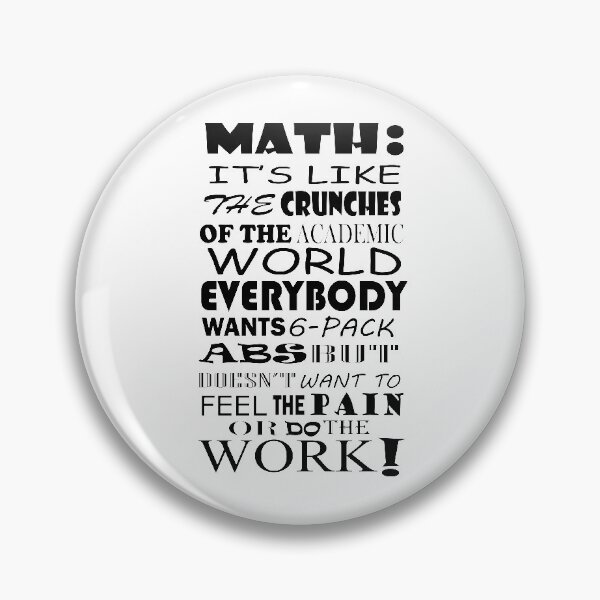 Item preview, Math the crunches of the academic world.  designed and sold by Forkiksnfun.