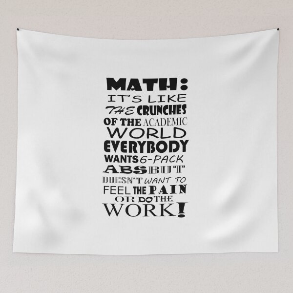 Item preview, Math the crunches of the academic world.  designed and sold by Forkiksnfun.