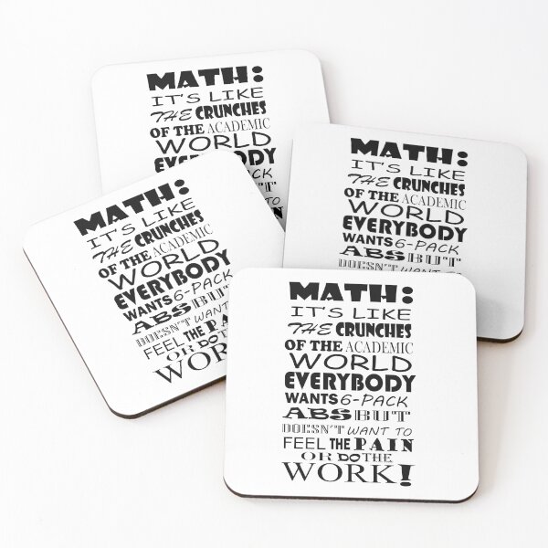 Item preview, Math the crunches of the academic world.  designed and sold by Forkiksnfun.