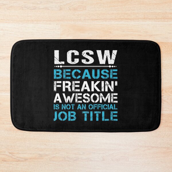 Item preview, Lcsw T Shirt - Freaking Awesome Gift Item Tee designed and sold by ownjuliann.