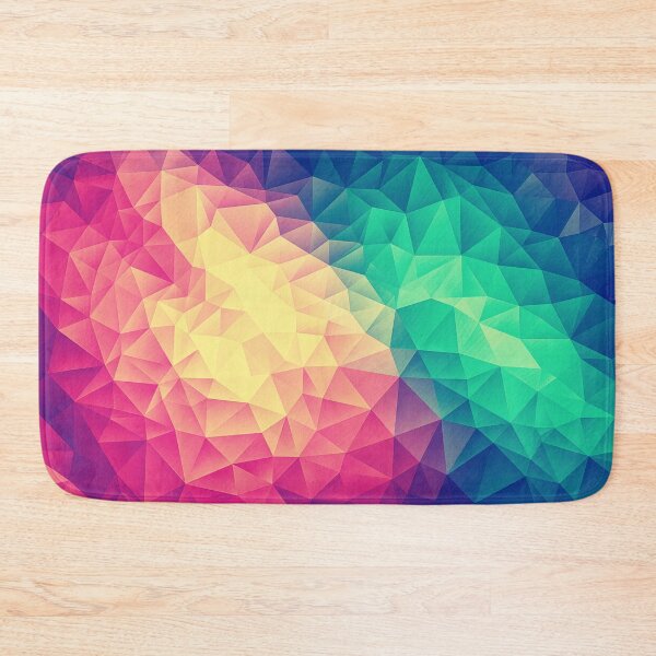 Item preview, Abstract Polygon Multi Color Cubism Low Poly Triangle Pride / LGBT Design designed and sold by badbugs.