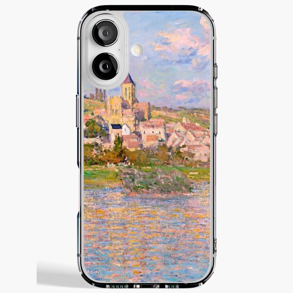 Artizgcase Claude Monet Phone Case For IPhone 13 Pro, Banks Of The Seine At Vetheuil Nature Landscape IPhone Case For Women, Shockproof Protective Cover - View #9