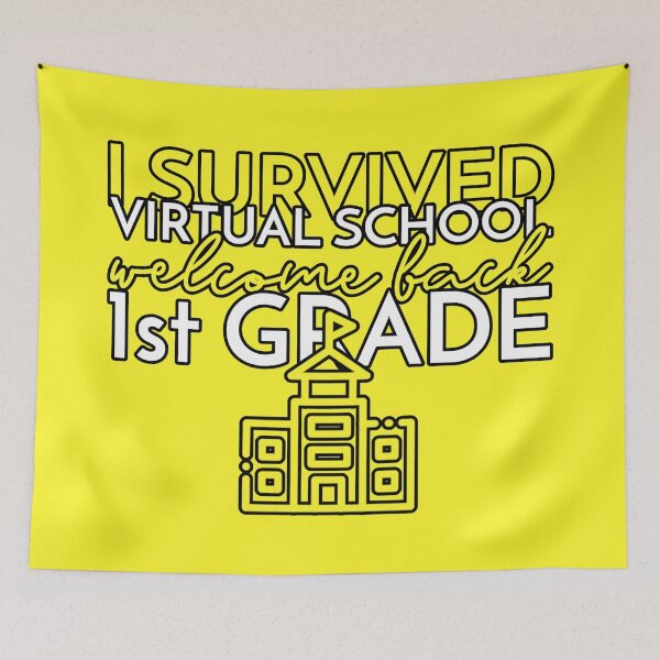 Item preview, I Survived Virtual School - 1st Grade designed and sold by CRHPOD20.