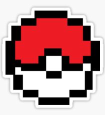 8 bit Pokeball Sticker