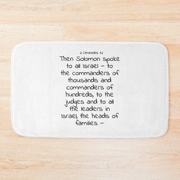 Item preview, Bible verse: 2 Chronicles 1:2 designed and sold by john-3-16.