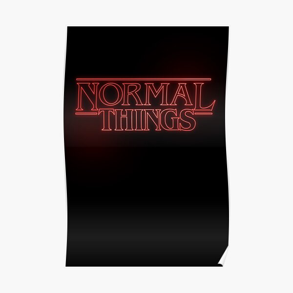 Normal Things Poster