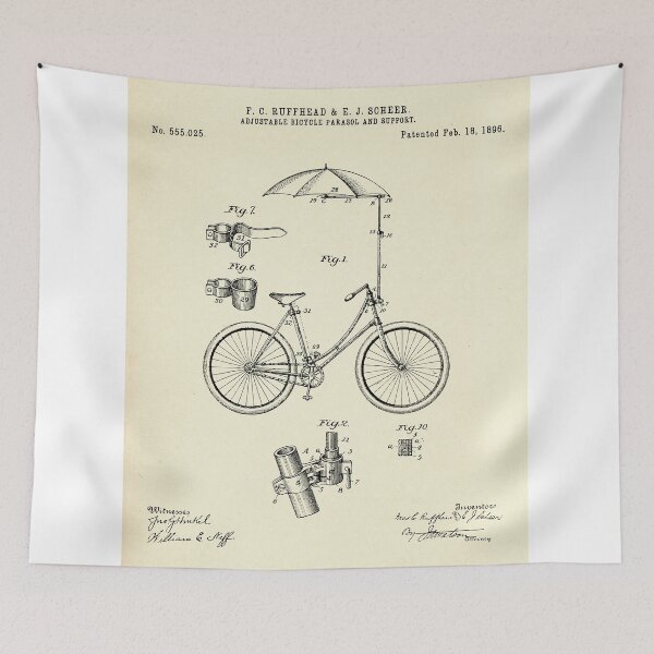 Item preview, Bicycle Parasol-1896 designed and sold by paulrommer.