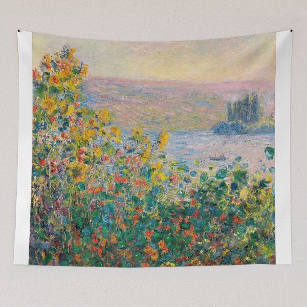 Item preview, 1881-Claude Monet-Flower Beds at Vétheuil-73 x 92 designed and sold by paulrommer.