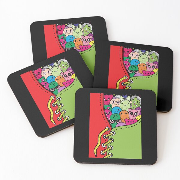 Item preview, doodle monsters hiding in sneaker  designed and sold by WinesickleS.