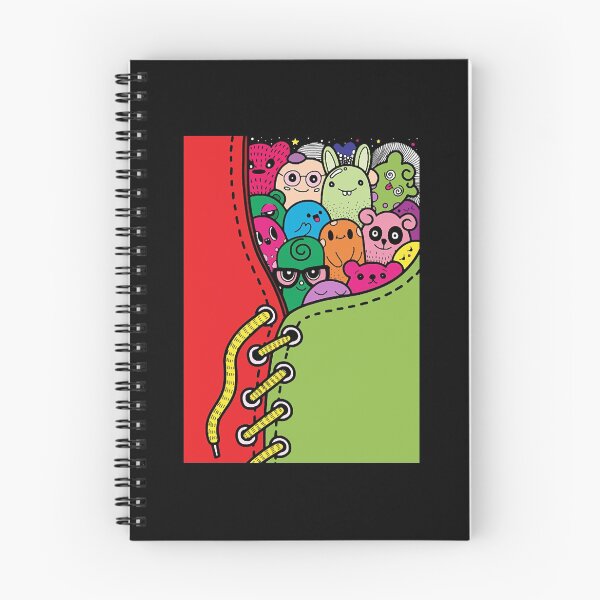 Item preview, doodle monsters hiding in sneaker  designed and sold by WinesickleS.