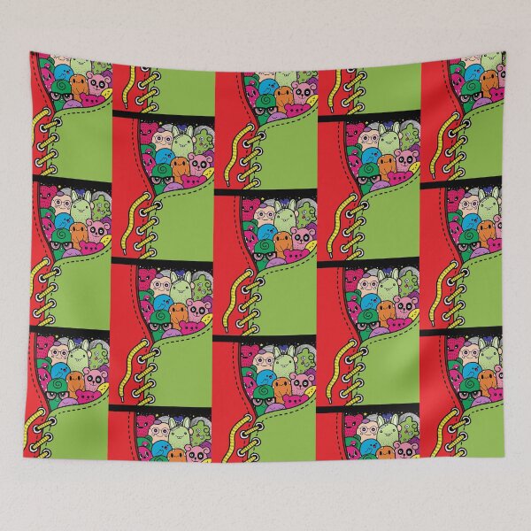 Item preview, doodle monsters hiding in sneaker  designed and sold by WinesickleS.