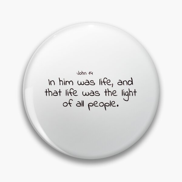 Item preview, Bible verse: John 1:4 designed and sold by john-3-16.