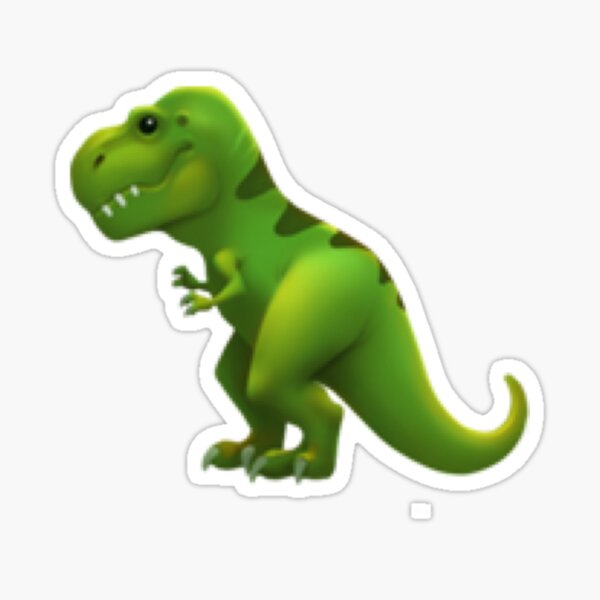 Blauwe dino sticker - €1,50