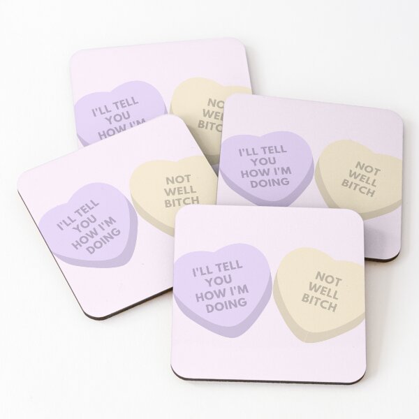 Item preview, Real Housewives - Dorinda - Not well, bitch - candy hearts designed and sold by LeoSpaceman.
