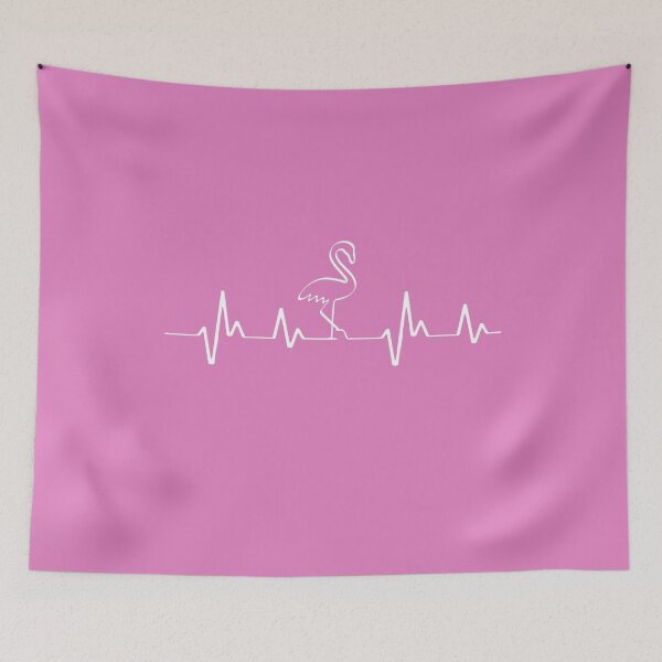Item preview, Flamingo Pulse Cute Bird Silhouette  designed and sold by alenaz.