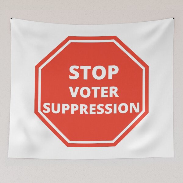 Item preview, Stop Voter suppression, Biden Designs  designed and sold by Marshmello-.