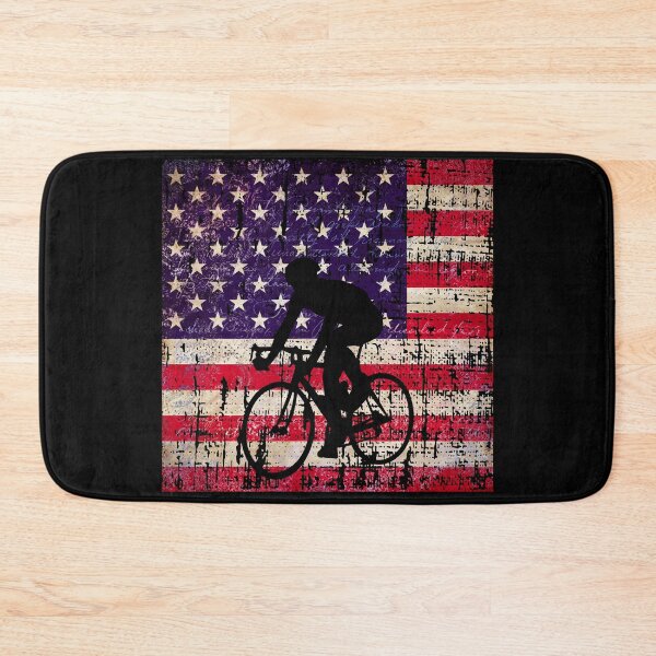 Item preview, Cycling Distressed American Flag designed and sold by 4Craig.