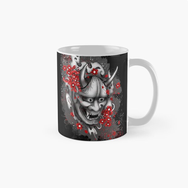 Item preview, Hannya Mask and sakuras  designed and sold by marlineseu.
