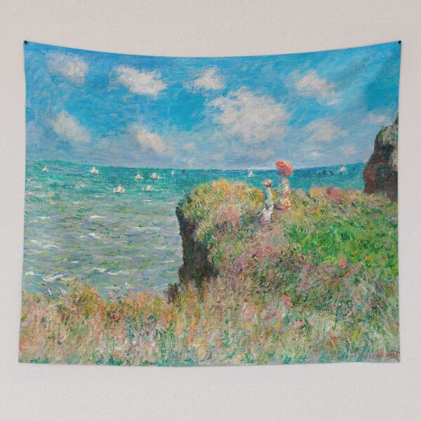 Item preview, 1882-Claude Monet-Cliff Walk at Pourville-66 x 82 designed and sold by paulrommer.