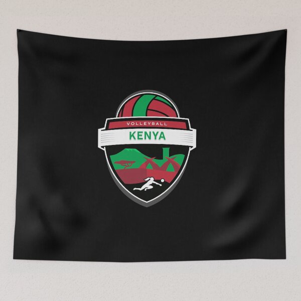 Item preview, Unofficial Kenya Women's Volleyball Badge designed and sold by 804 Volleyball Swag  Volleyball Merch for players and fans.