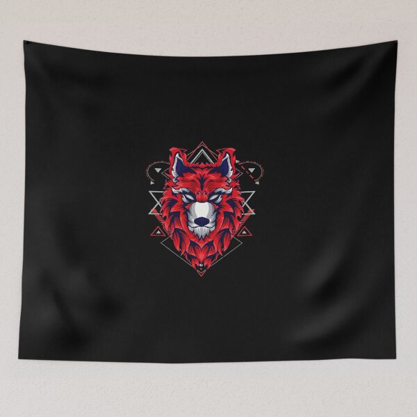Item preview, wolf head stylized  designed and sold by marlineseu.