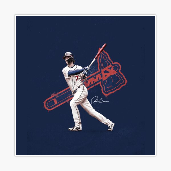 Retro Acuña Jr Sticker for Sale by StickyHenderson