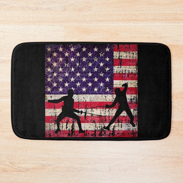 Item preview,  Fencing Distressed American Flag designed and sold by 4Craig.